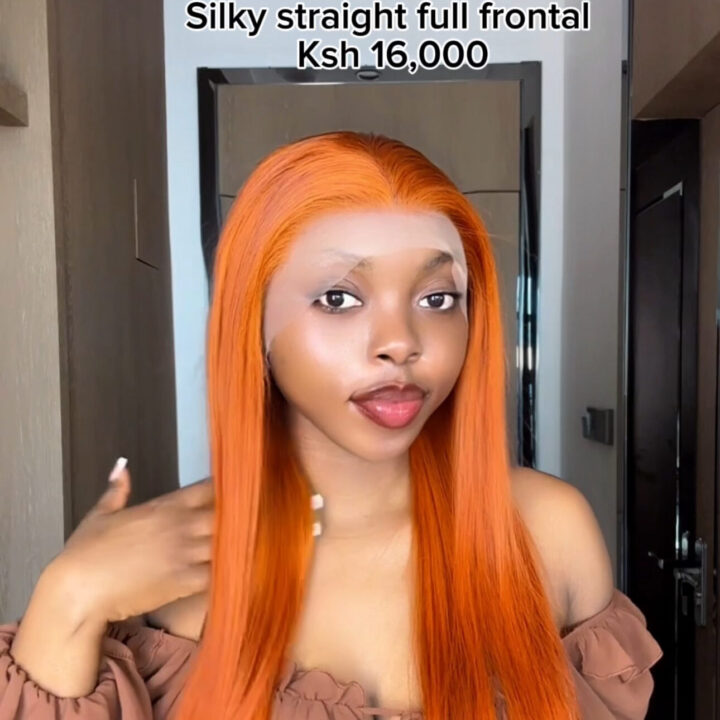 Ginger,22" Silky straight Human Hair