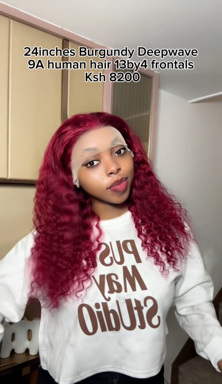24 INCHES DEEPWAVE 9A human hair