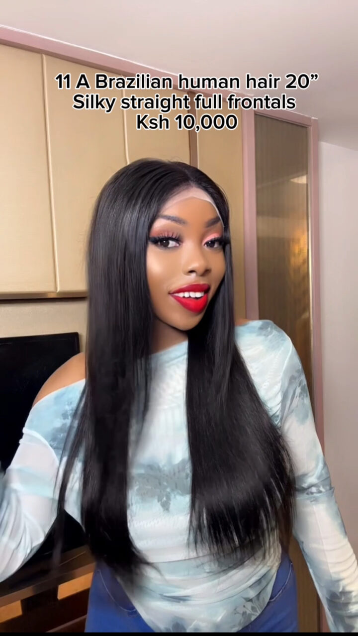 20 inches Silky Straight 11A Brazilian human hair frontals