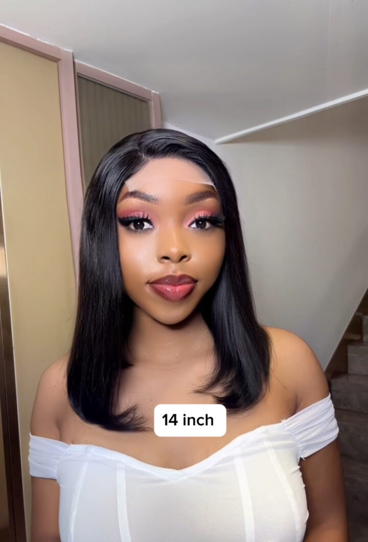 Remy 4by4 full closure ,14 inches Bob